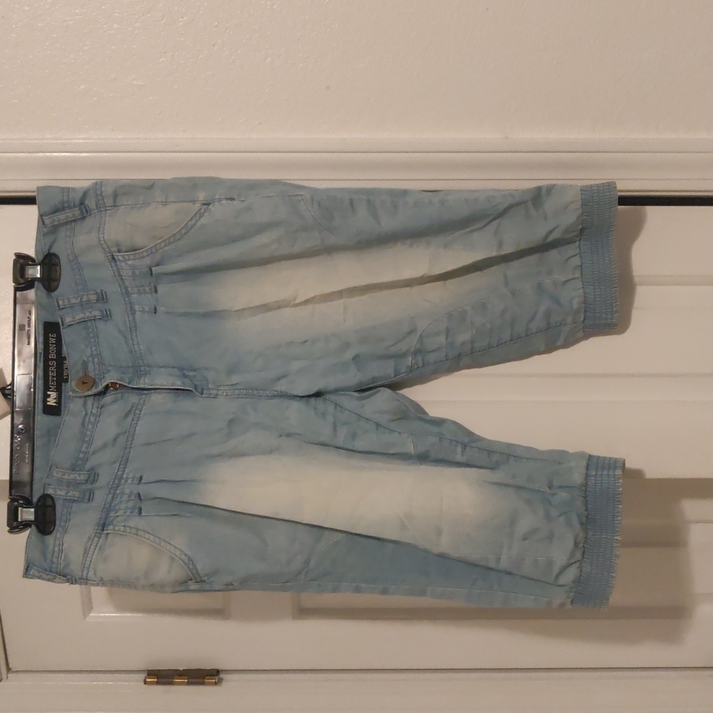 denim capri